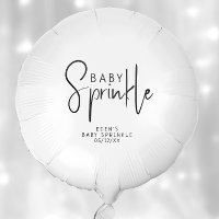 Simple Modern Neutral Baby Sprinkle