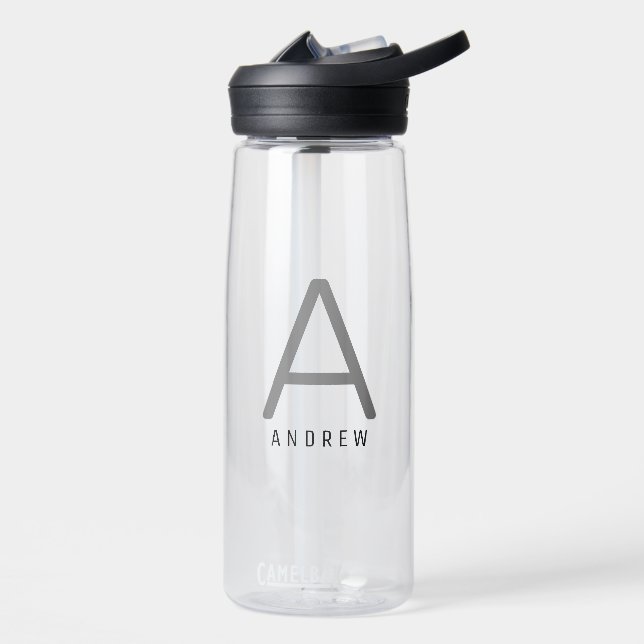 Simple Modern Personalized Monogrammed Water Bottle (Left)
