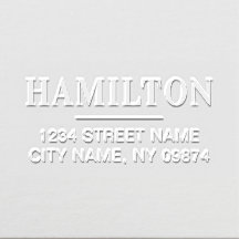 Simple Modern Personalized Return Address