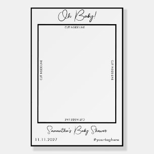 Simple Modern Photo Booth Selfie backdrop Foam Board