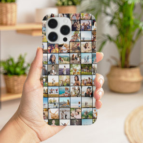 Simple Modern Photo Collage iPhone 16 Pro Max Case
