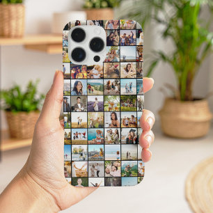 Simple Modern Photo Collage iPhone 16 Pro Max Case