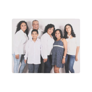 SIMPLE MODERN PHOTO CUSTOM METAL WALL SIGN