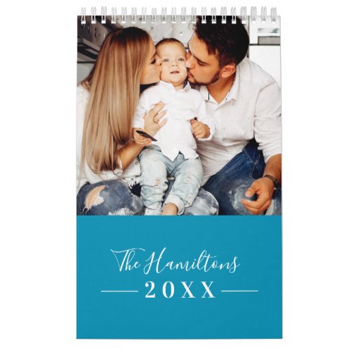 Simple Modern Photo Family 2022 Calendar