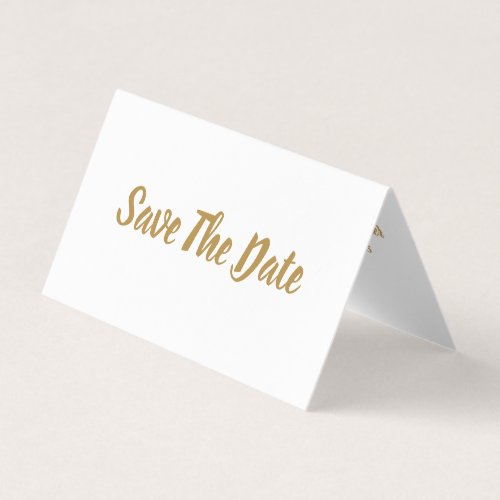 Simple  Modern Photo Save The Date Card