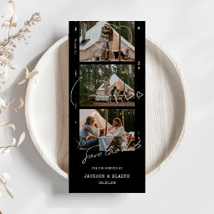 Simple Modern Photo Strip Save The Date