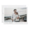 Simple Modern Photo Thank You Wedding Card