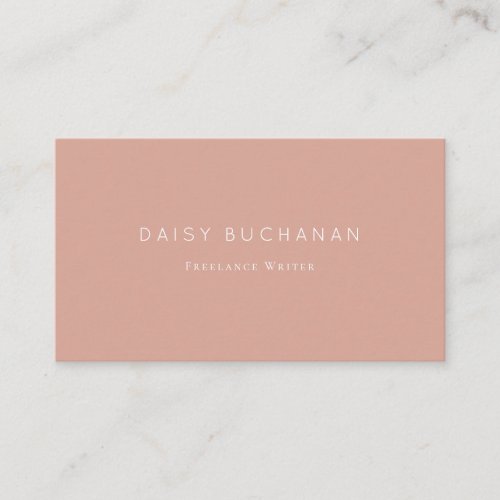Simple Modern Pink Gray Gold Glitter Business Card
