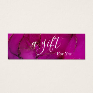 Simple & Modern Pink Spa Business Gift Certificate