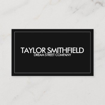 Simple Modern Professional Business Card by TwoTravelledTeens at Zazzle