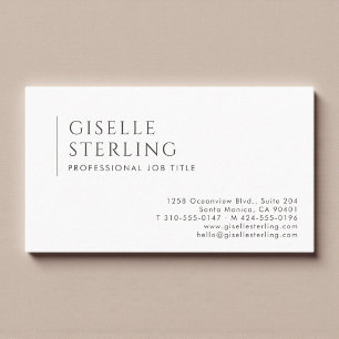 Simple Modern Professional Business Card