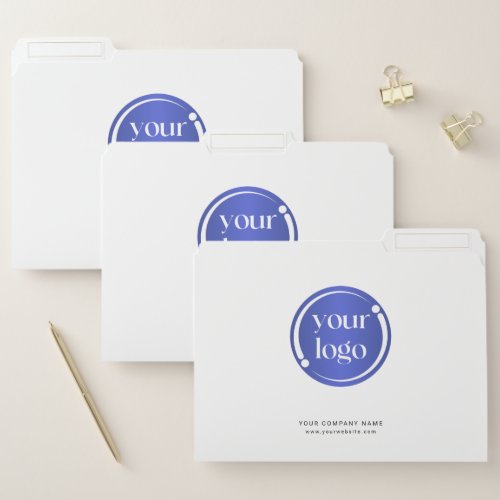 Simple Modern Professional Business Logo File Folder