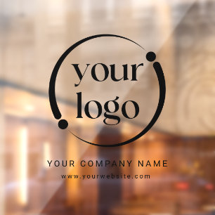 Simple Modern Professional Business Logo Window Cling
