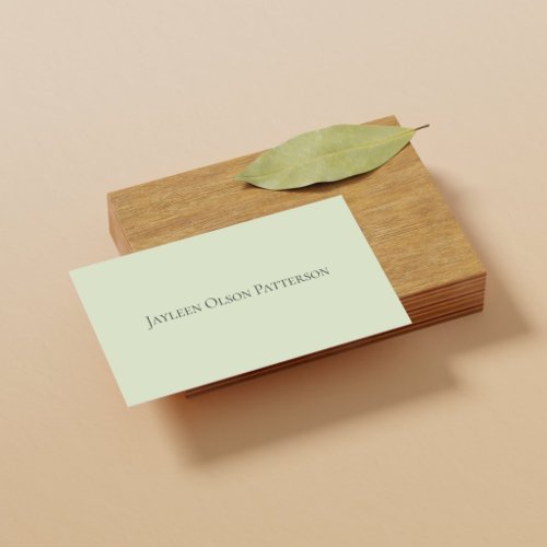 Simple Modern Professional Calling Card