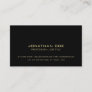 Simple Modern Professional Elegant Black Classy Business Card