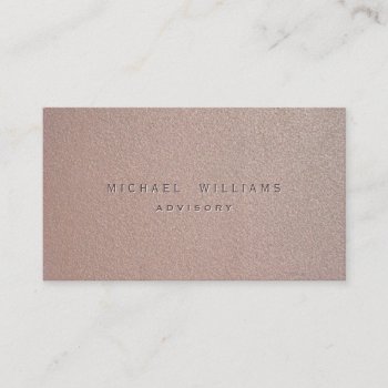 Simple Modern Professional Stone Business Card by yomismo at Zazzle