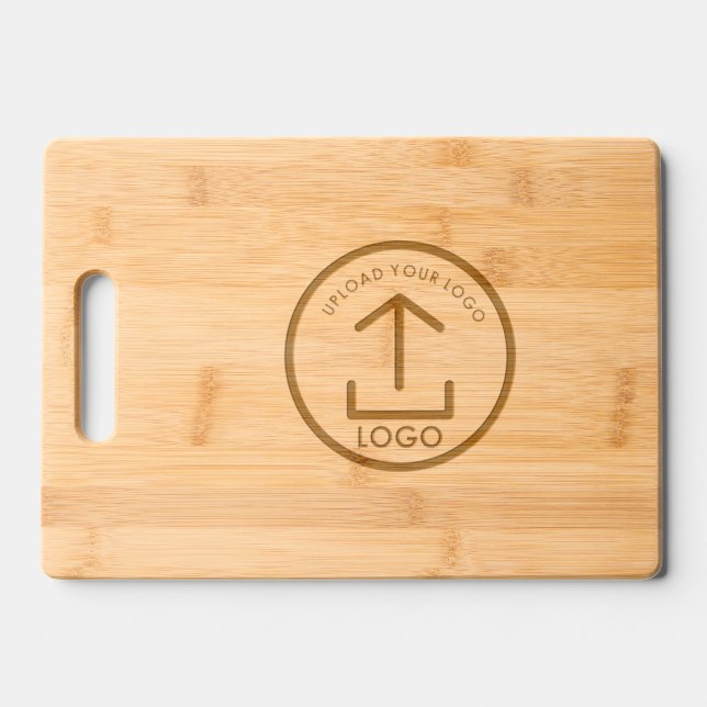 Simple Modern Promotional Business Logo Engraved Cutting Board (Front)
