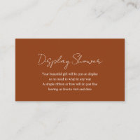 Simple Modern Pumpkin Orange Baby Display Shower
