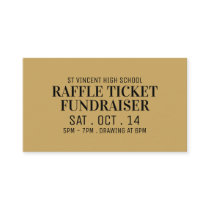 Simple & Modern, Raffle Ticket Fundraiser Event
