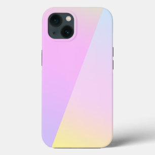 Simple Modern Rainbow colorful gradient Watercolor iPhone 13 Case