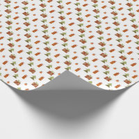 Christmas red minimalist elegant solid plain gift wrapping paper