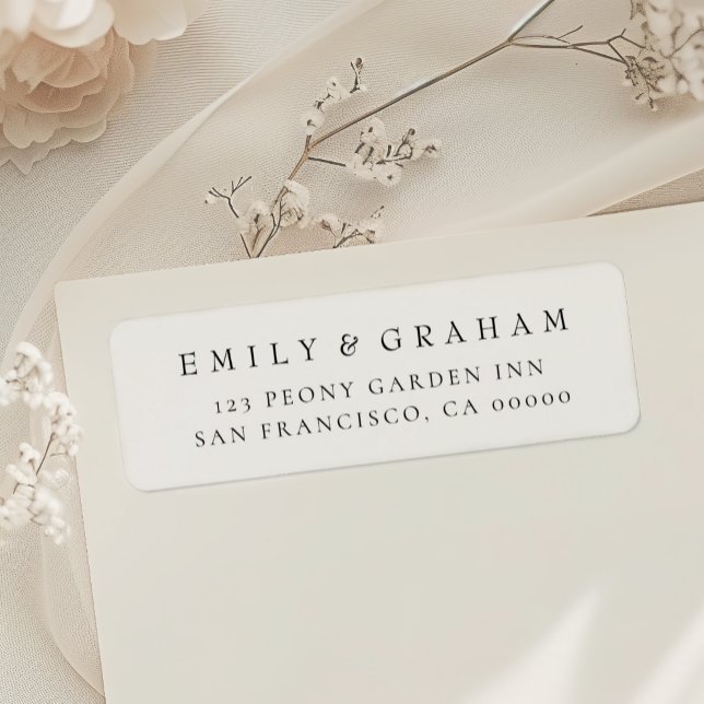 Simple Modern Return Address Label (Creator Uploaded)