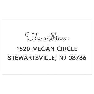 Simple Modern Return Address Self‑Inking Stamp