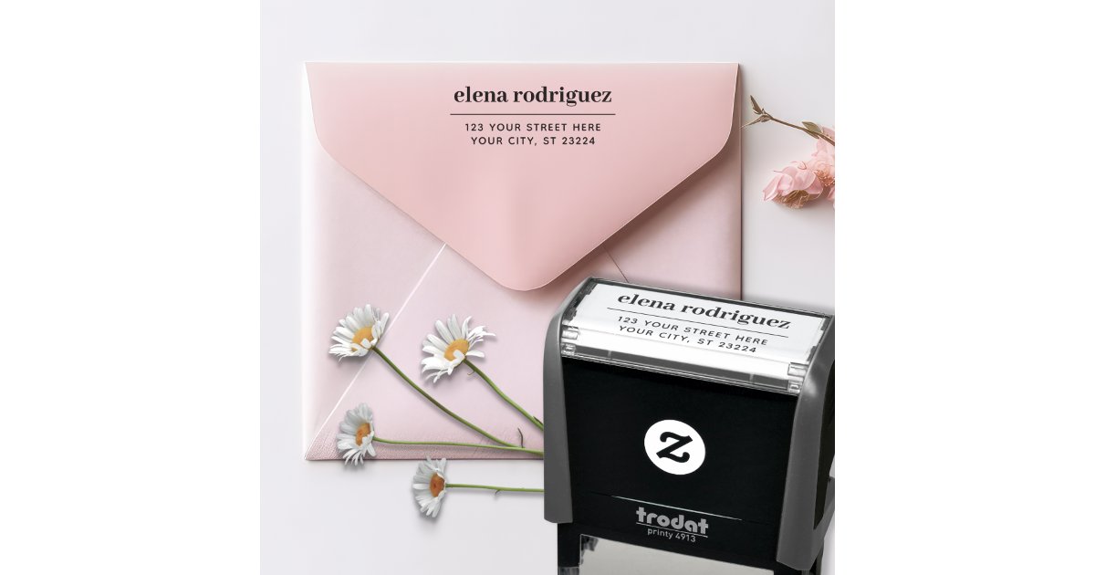 Custom Return Address Stamper