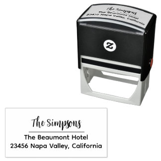 Simple Modern Return Address Self‑Inking Stamp