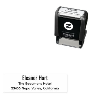 Simple Modern Return Address Self‑Inking Stamp