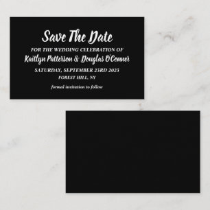 Simple & Modern, Save The Date Card