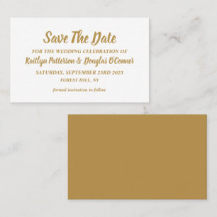 Simple & Modern, Save The Date Card