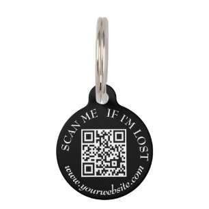 Simple Modern Scan me if Lost Dog Cat Scannable  Pet ID Tag