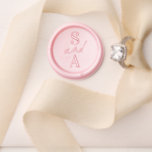Simple Modern Script Wedding Monogram Wax Seal Stamp<br><div class="desc">Simple Modern Script Wedding Monogram Wax Seal Stamp. Click the personalize button to customize this design.</div>