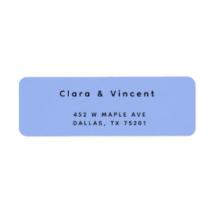 Simple Modern Sea Foam Return Address Label