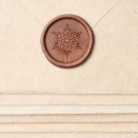 Simple Modern Snowflake in Bronze Wax Seal Sticker<br><div class="desc">Introducing the Bronze Snowflake Wax Seal Sticker – a modern and elegant way to add a touch of sophistication and charm to your correspondence and craft projects. This wax seal sticker boasts a contemporary snowflake design, combining simplicity and elegance to create a visual masterpiece. The snowflake's intricate details are captured...</div>