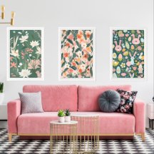 Simple Modern Spring Easter Wall Decor Set