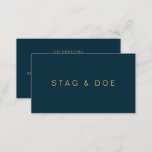 Simple Modern Stag And Doe / Jack And Jill Tickets at Zazzle
