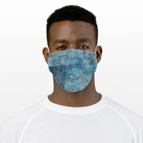 Simple Modern Street Urban Blue Adult Cloth Face Mask
