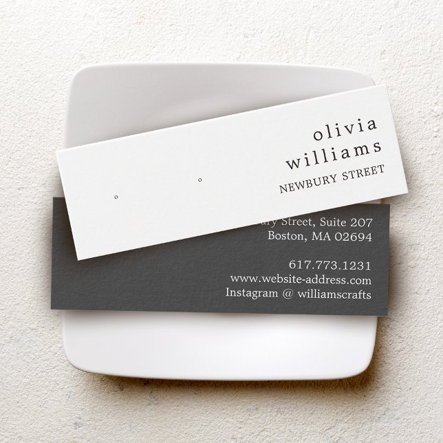 Simple Modern Stud Earring Display Card (Creator Uploaded)