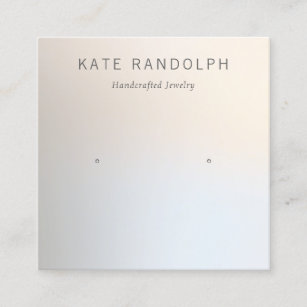 Simple Modern Stud Earring Jewelry Display Square Business Card Simple Modern Stud Earring Jewelry Display Square Business Card
