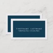 Simple Modern Student Business Cards (Front/Back)
