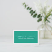 Simple Modern Student Business Cards (Standing Front)