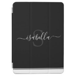Simple Modern Stylish Monogrammed Elegant iPad Air iPad Air Cover