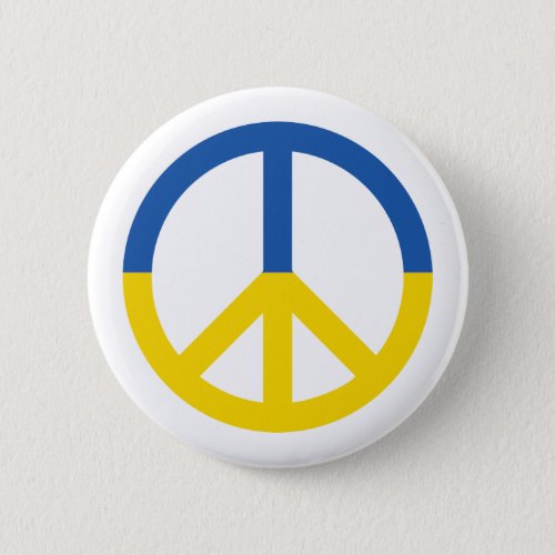 Simple Modern Support Peace Ukraine Button