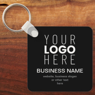 Simple Modern Template for Your Business Logo Keychain
