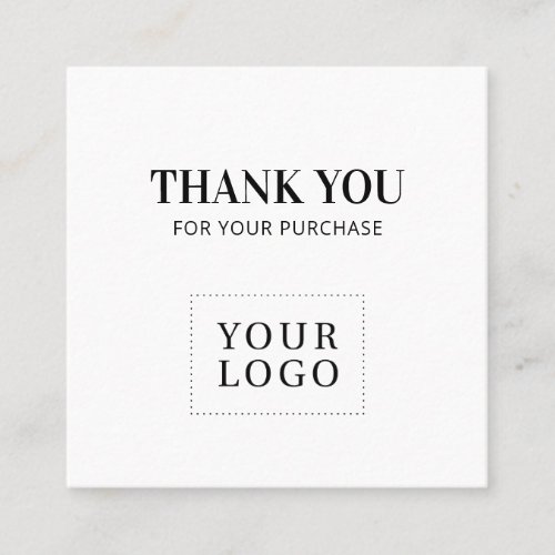 Simple Modern Thank you Business Cards