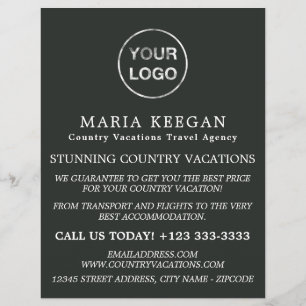 Simple & Modern Travel Agency Advertising Flyer