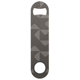 Simple, modern, trendy geometric graphic pattern bar key