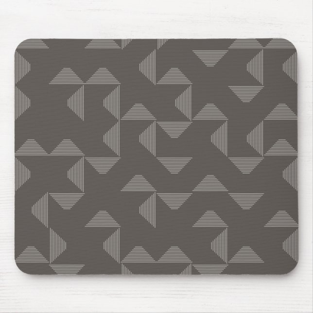 Simple, modern, trendy geometric graphic pattern mouse pad (Front)